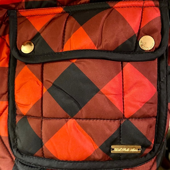 NWT US Polo red & navy buffalo check vest XL - Picture 3 of 8